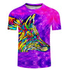 Foxadelic By Rachel RosenkoetterArt 3D Print T shirt Women Summer Casual Short Sleeve Top&Tee Boy Tshirt Streetwear 2018 DropShi