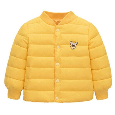 New Kids Children Winter Thicken Warm Stand Collar Long Sleeve Coat Outwear Everyday Holiday Boys Cute Casual Solid