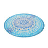 Round Yoga Blanket Polyester Lotus Flowers Mat Breathable Mandala Wall Hanging Decor Art Picnic Beach Towel Blankets